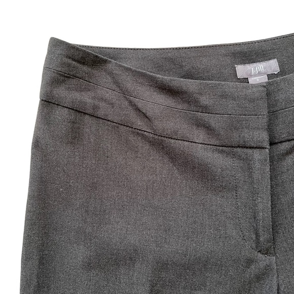 J. Jill Heather Taupe/Grey Stretch Wide Leg Trouser 6 - Picture 3 of 9